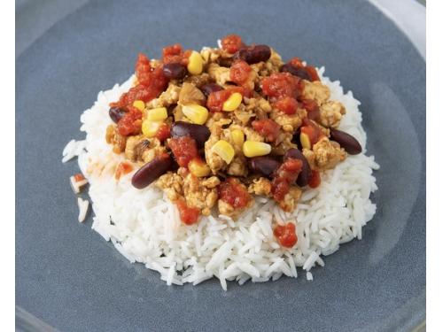 Chicken Chilli Con Carne With Rice - 400g