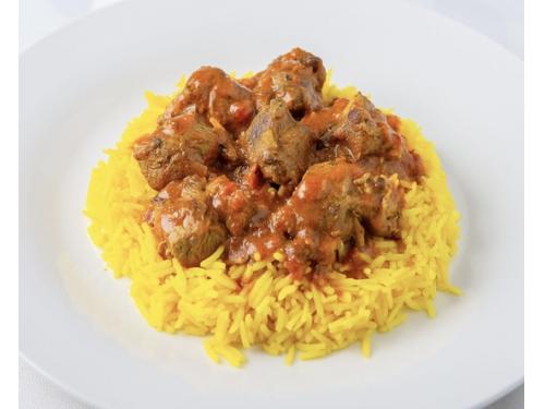 Large Beef Curry with Curried Rice - 550g