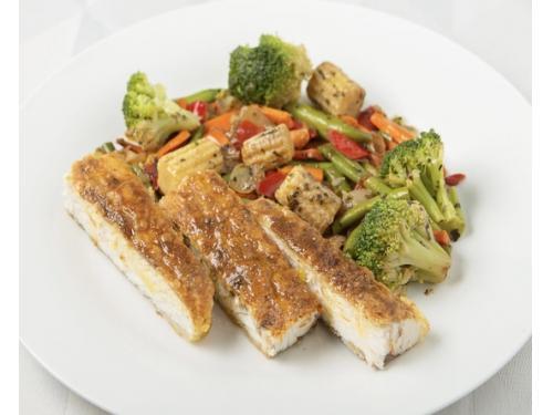 (NEW) Large Pan Fried Whiting with Stir Fry Vegetables - 500g