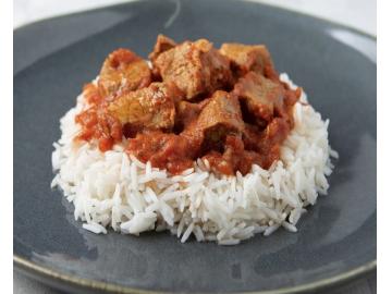 Hearty Beef Goulash With Rice - 400g